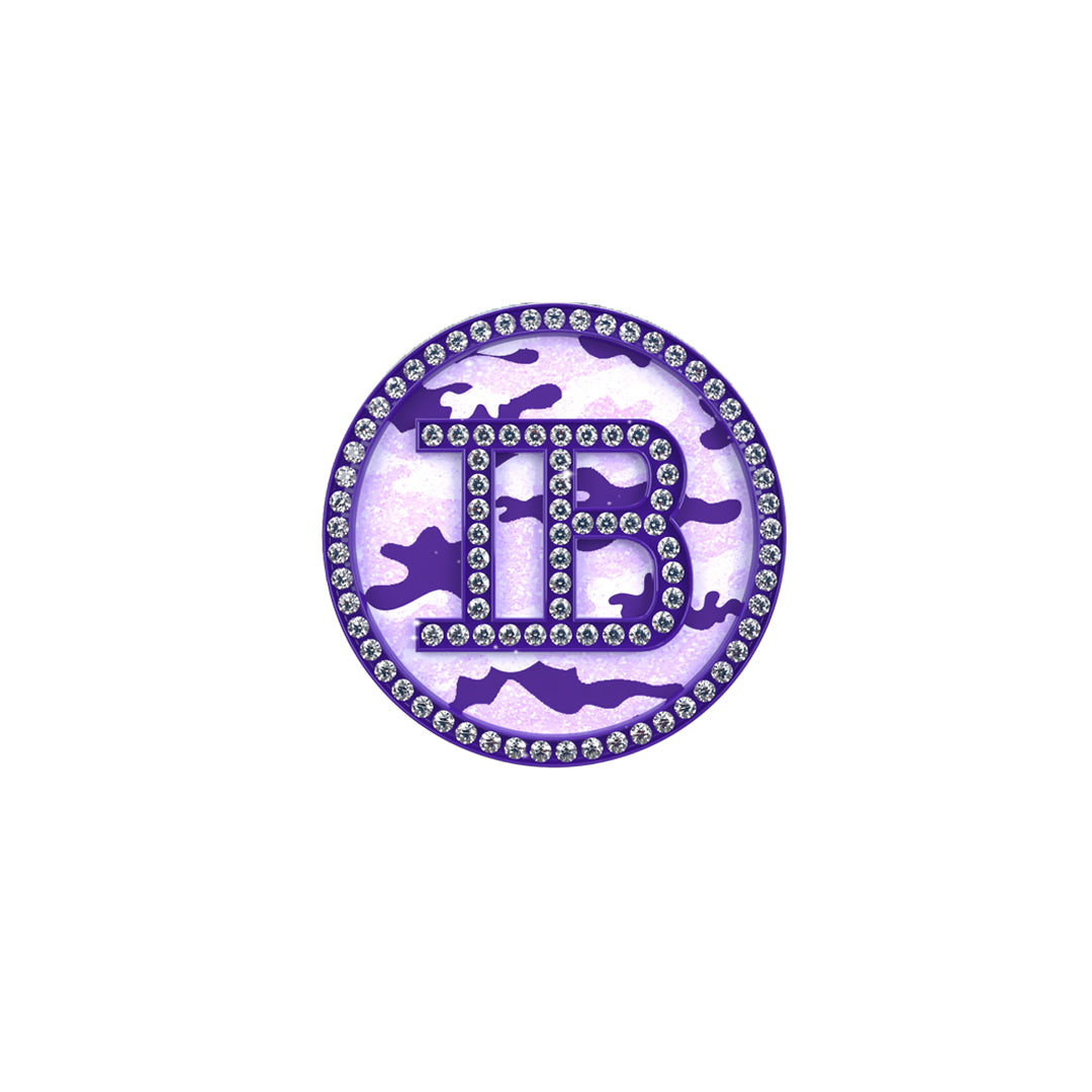 PURPLE CAMO PIN